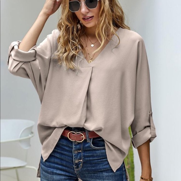 SHEIN Tops - Beige blouse